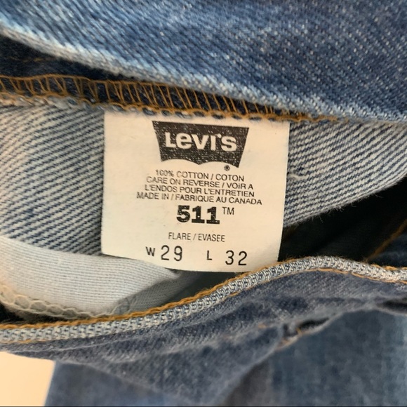 Vintage Levi’s 511 Flare Jeans - Picture 4 of 4
